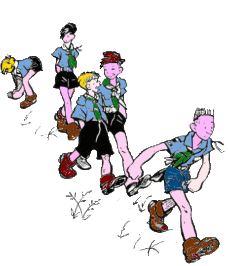 scout på tur